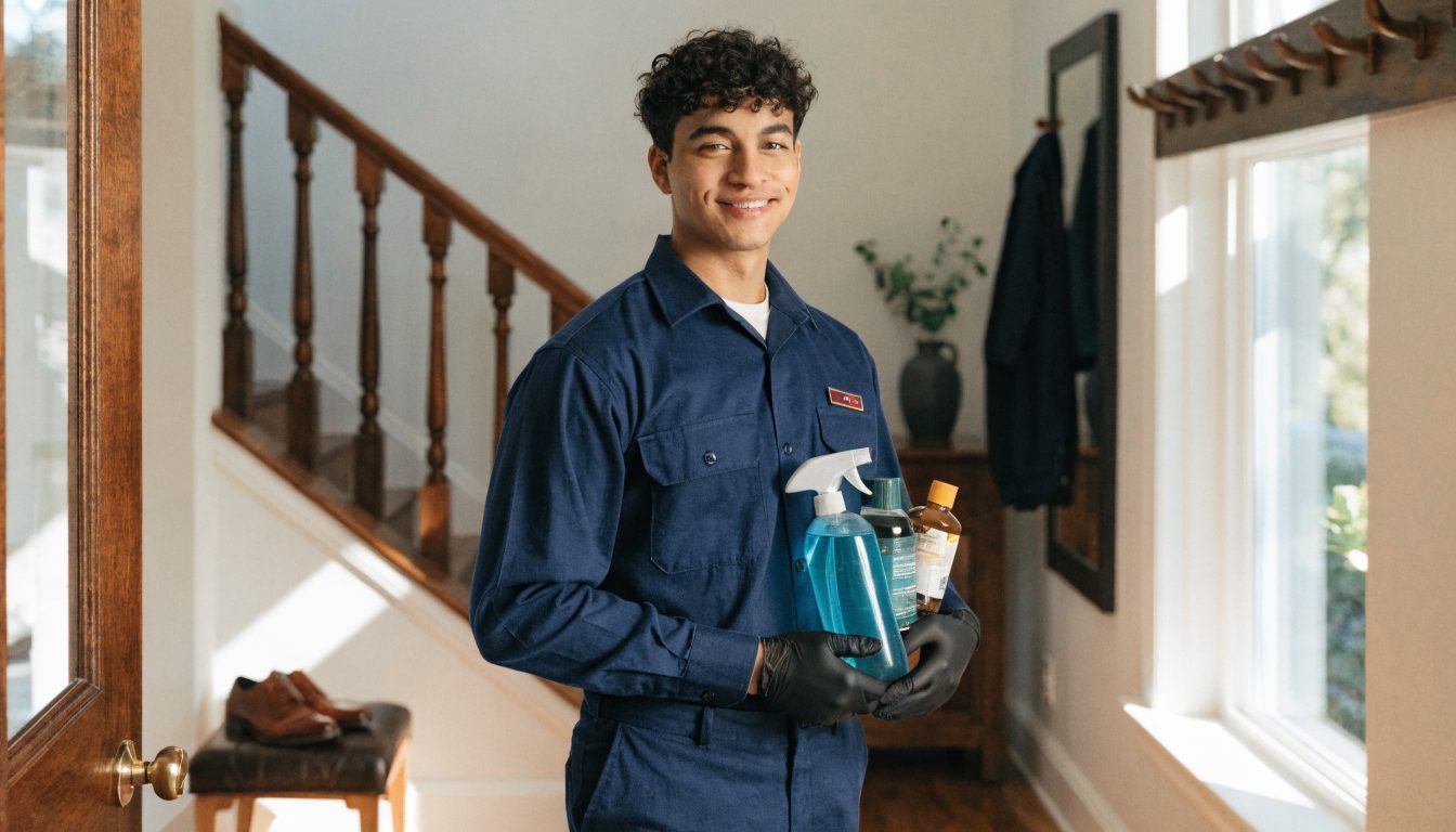 Sparkle Clean professional cleaner ready to serve your Indianapolis home